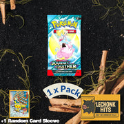 1 Pack Journey Together Pokemon Booster Pack + 1 Random Card Sleeve