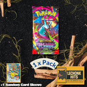 1 x Pack Phantasmal Flames Pokemon Booster Pack + 1 Random Pokemon Card Sleeve