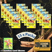 15 Packs OP15 One Piece Booster Pack + 1 Random Card Sleeve Bundle Adventure on Kami's Island l English