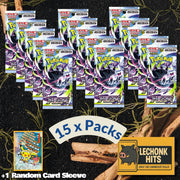 15 Abyss Eye Japanese Pokemon booster packs with one random card sleeve
