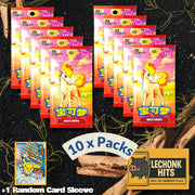 10 x Packs Gem Vol. 4 Pokemon Chinese Ponyta + 1 Random Pokemon Card Sleeve