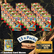15 Packs Mega Evolution Pokemon Booster Pack + 1 Random Pokemon Card Sleeve
