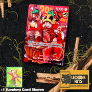 Luffy "Meat" P-159 Bundle – Original + Premium Version 29th Anniversary + 1 Random Card Sleeve Bundle