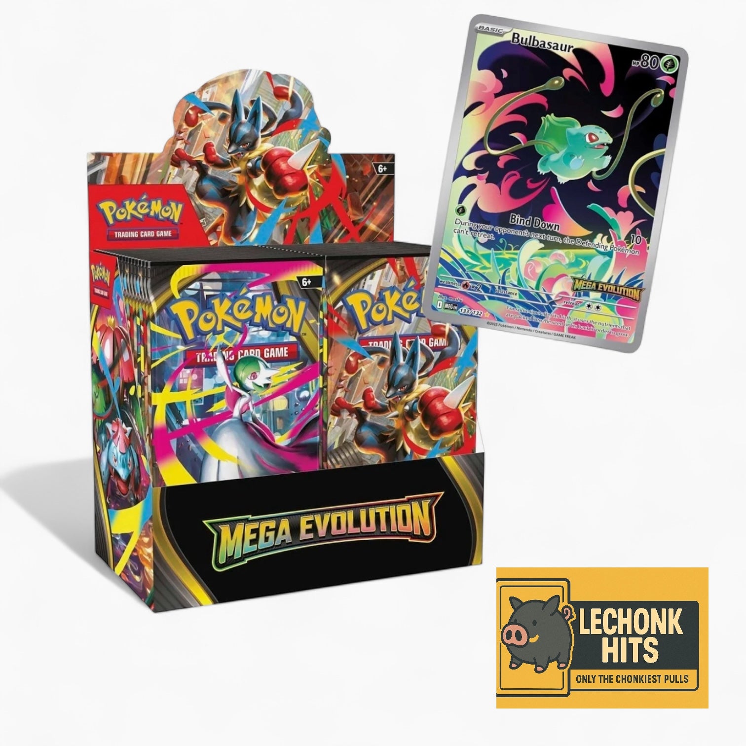 Pokémon TCG Mega Evolution Enhanced Booster Case ME01 Factory Sealed Case of 6