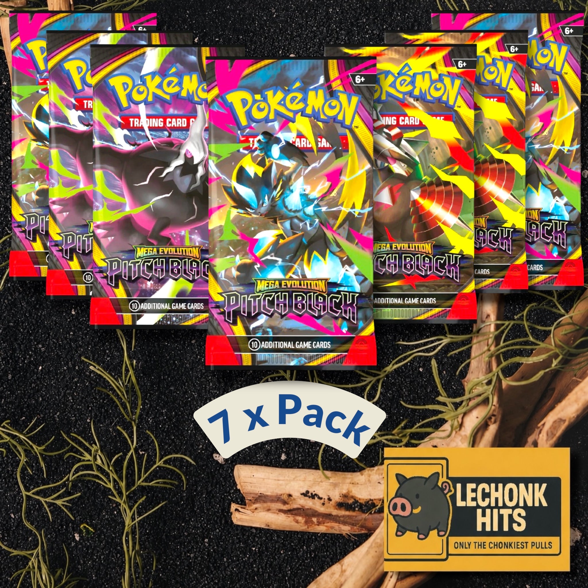Pitch Black Booster Pack 7 x Sealed