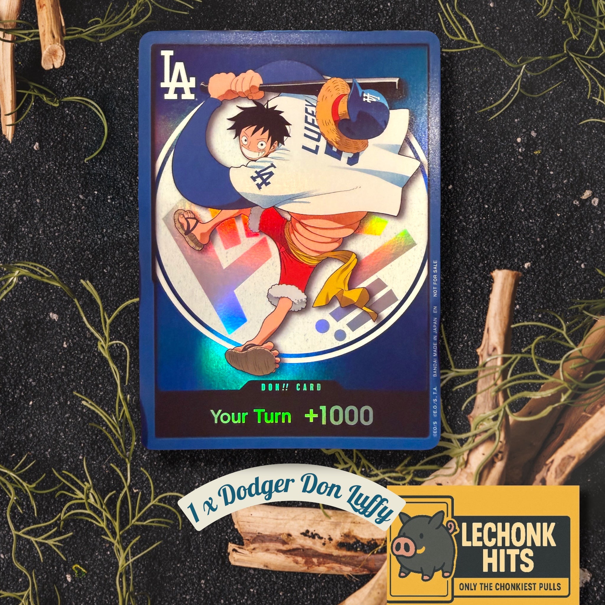 2026 Los Angeles Dodgers X One Piece Night DON!! Card Promo NM