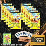 10 Packs OP15 One Piece Booster Pack + 1 Random Card Sleeve Bundle Adventure on Kami's Island l English