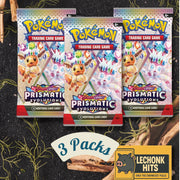 3x Prismatic Evolutions Booster Pack Sealed