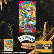 1 Pack Pitch Black Pokemon Booster Packs + 1 Random Pokemon Card Sleeve