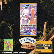 1 Pack EB04 One Piece Booster Pack + 1 Random Card Sleeve Bundle Egghead Crisis Japanese