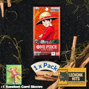 1 Pack OP13 One Piece Booster Pack + 1 Random Card Sleeve Bundle Carrying On His Will Japanese