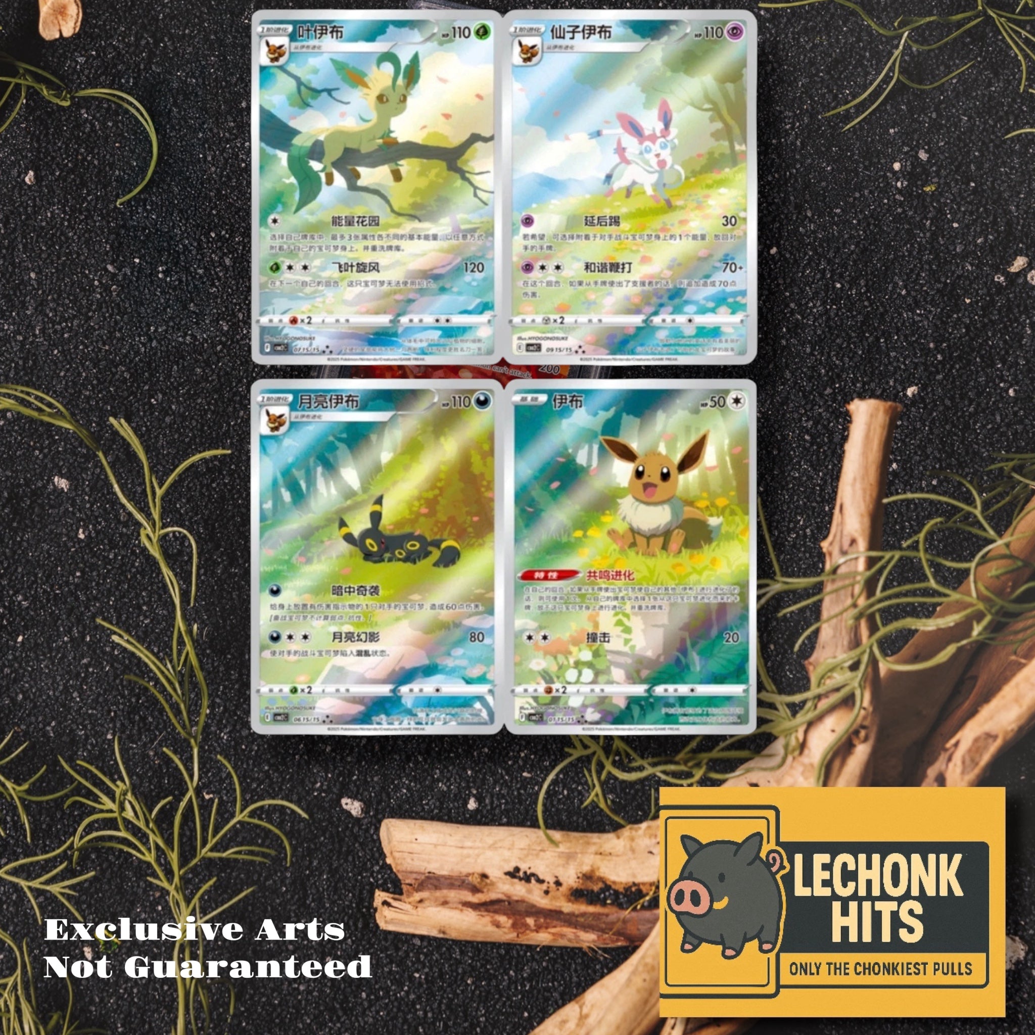 1 x Gem Vol. 2 Booster Box Pokemon Chinese 9 Eeveelutions