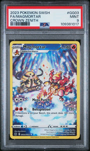 PSA 9 MAGMORTAR #GG03 FULL ART 2023 POKEMON SWORD AND SHIELD CROWN ZENITH