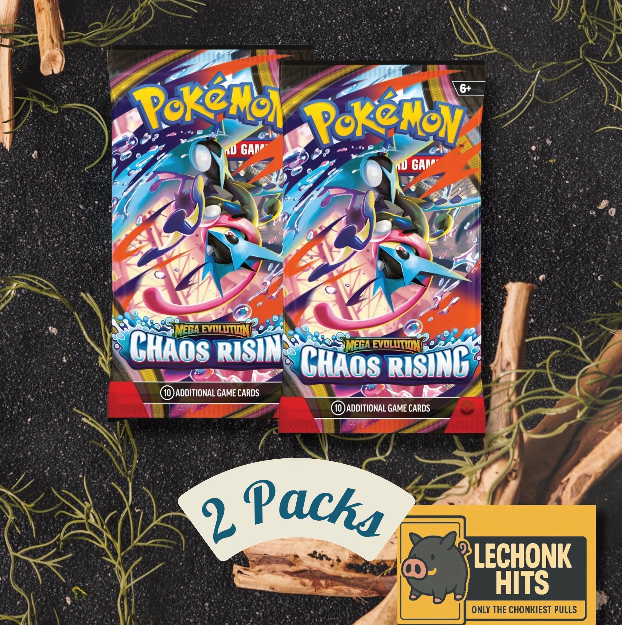 Chaos Rising Booster Pack x 2 Sealed