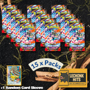 15 x Packs Chaos Rising Pokemon Booster Packs + 1 Random Pokemon Card Sleeve