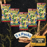 5 Packs Storma Emeralda Pokemon Booster Packs Rayquaza