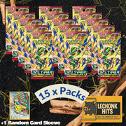 15 Packs Storm Emeralda Pokemon Booster Rayquaza Japanese  + 1 Random Pokemon Card Sleeve