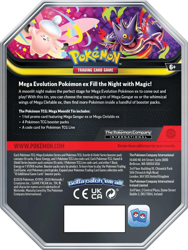 Mega Moonlit Tin (Mega Clefable ex)