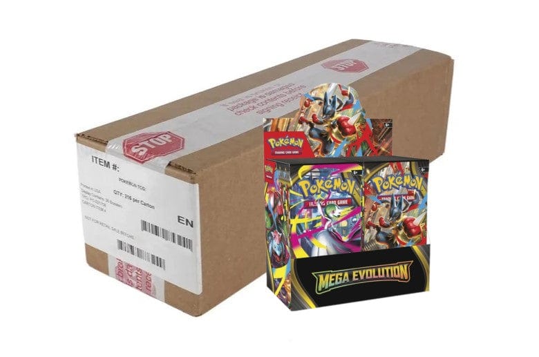 Pokémon TCG Mega Evolution Enhanced Booster Case ME01 Factory Sealed Case of 6