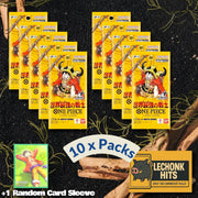 10 Packs OP17 One Piece Booster Pack + 1 Random Card Sleeve Bundle Worlds Strongest Warrior Japanese