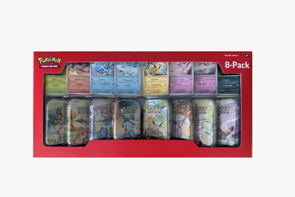 Costco Prismatic Evolutions 8-Pack Mini Tins
