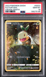 PSA 10 TURTWIG CROWN ZENITH # GG31