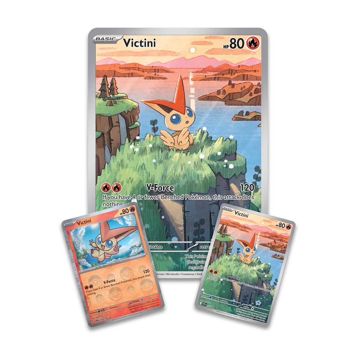 Pokémon TCG: Unova Victini Illustration Collection Box | Black Bolt & White Flare Packs