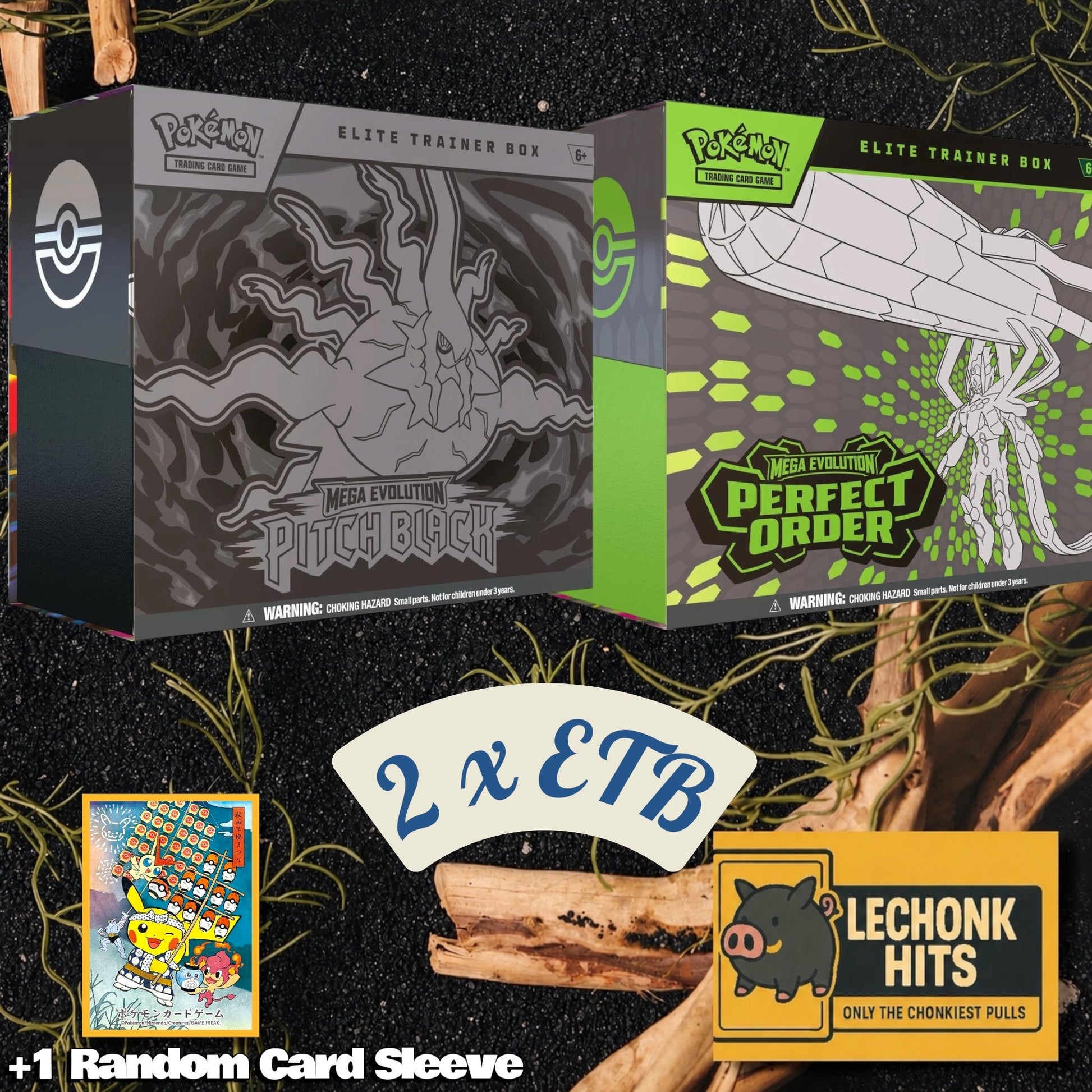 Pitch Black and Perfect Order Elite Trainer Box bundle