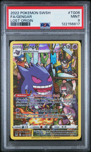PSA 9 GENGAR #TG06 FULL ART 2022 POKEMON SWORD & SHIELD LOST ORIGIN